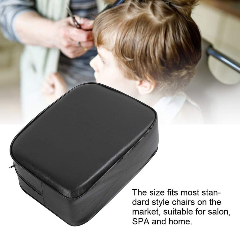 woobles Salon Child Cushion, Hair Salon Barber Chair Child Booster Seat Cushion, Hair Cutting Styling Beauty SPA Equipment(black) - Image 5